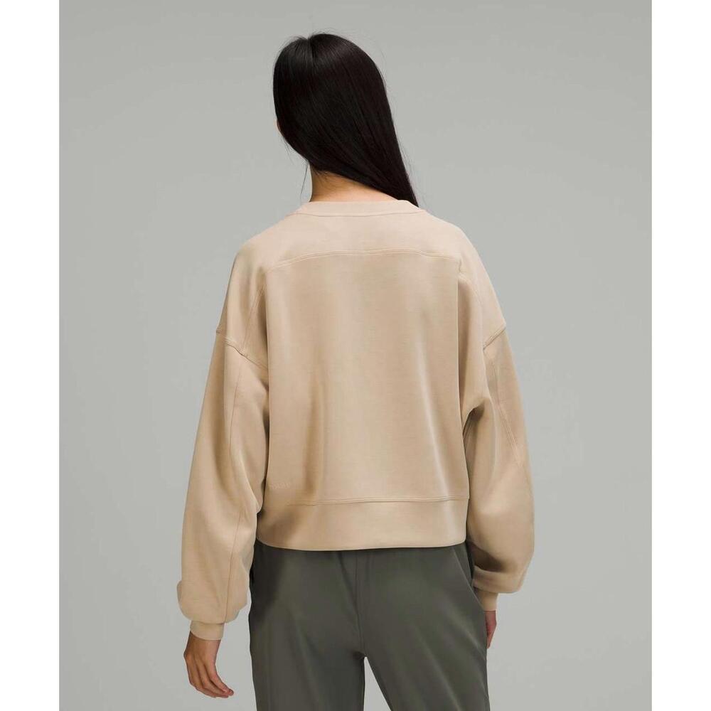 Lululemon Sweatshirt Women’s 4 perfectly oversized cropped crew athleisure loose